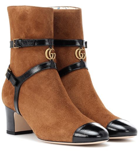 ankle gucci boots|Gucci ankle boots suede.